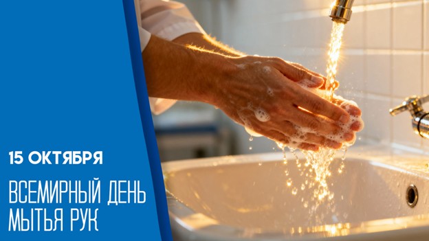 15 қазан – Дүниежүзілік қол жуу күні / 15 октября – Всемирный день чистых рук